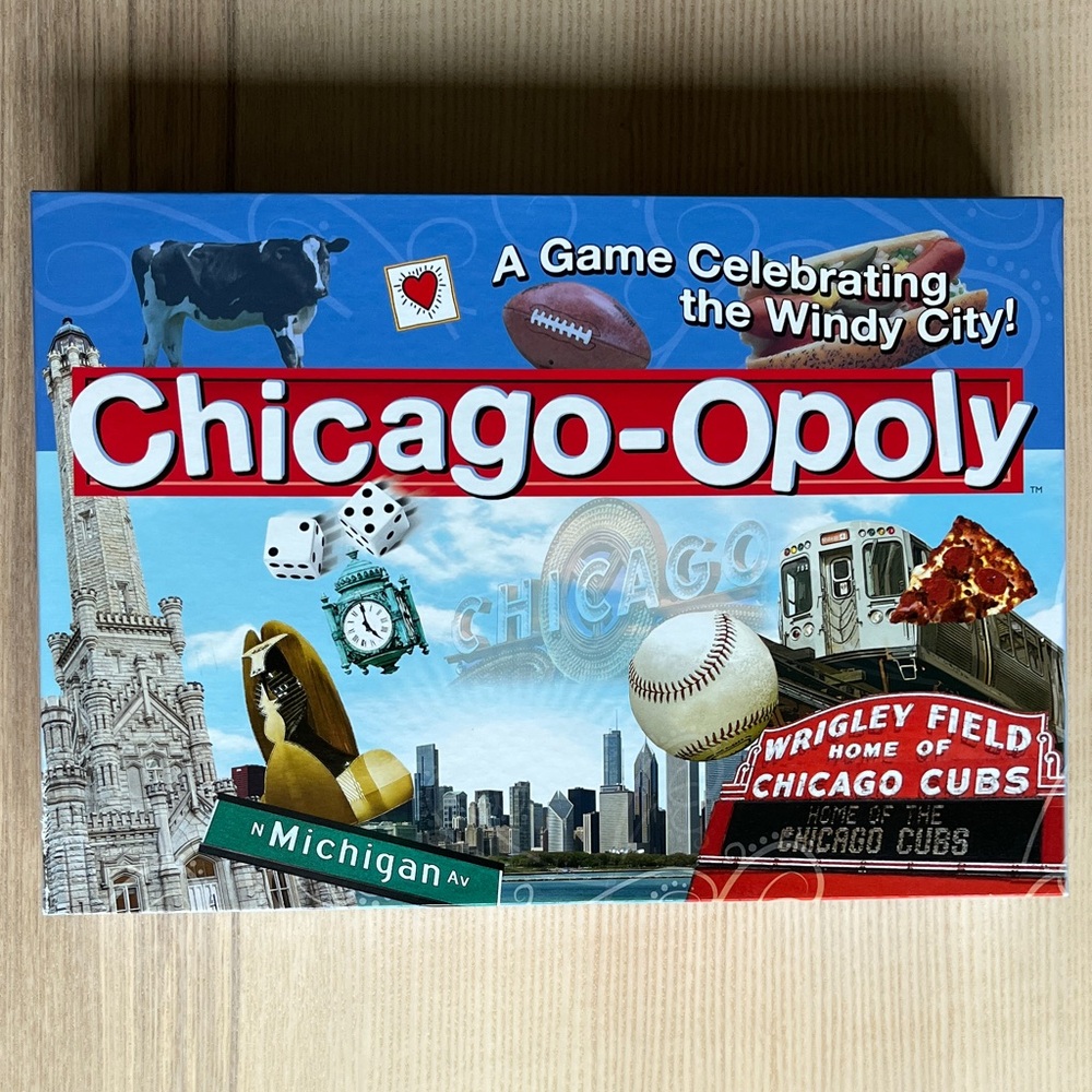 Chicago-Opoly Board Game EUC